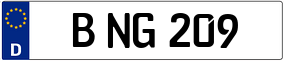 Truck License Plate